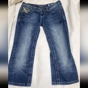 MISS ME SIZE 26 CAPRI JEANS